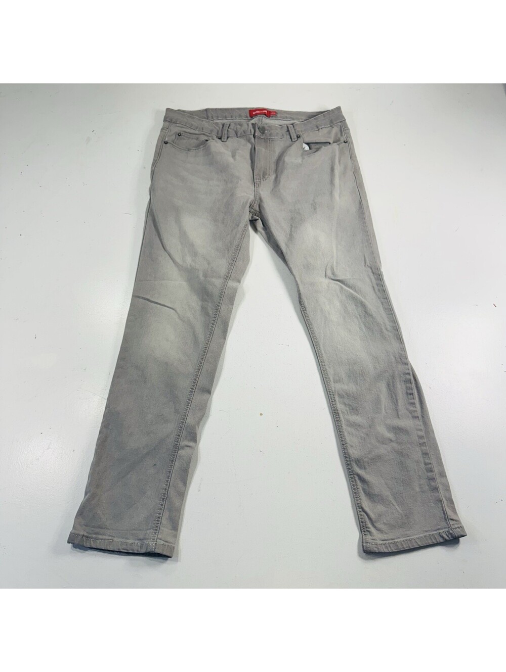 Ring Of Fire Jeans Light Gray Slim Fit Men’s Size 33x30